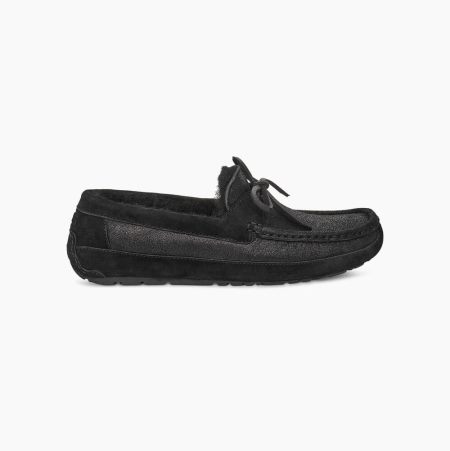 UGG Byron Black Slippers for Men (DPBF86532)